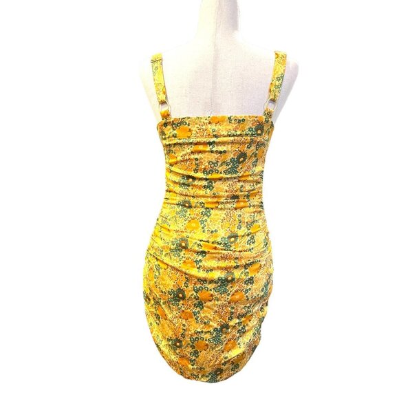 Urban Outfitters Ruched Mini Bodycon Claira Dress size S - Picture 5 of 11